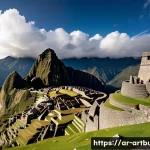 Home 22 페루 잉카 건축 기술 - **Inca Dry Stone Masonry: A Citadel's Enduring Strength**
A wide, majestic shot of a grand ancie...